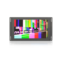 Écran LCD TFT grand écran 12 pouces 1280x800 16:9, moniteur CCTV à cadre ouvert, rétroéclairage LED, utilisation industrielle, bureau, haut-parleur intégré, en stock