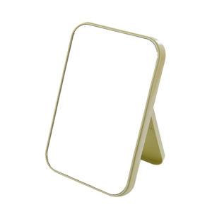 Desktop Makeup <b>Mirror</b> Square Folding Portable Vanity <b>Mirror</b> ABS Frame Single Sided <b>Mirror</b> - Product Image 5