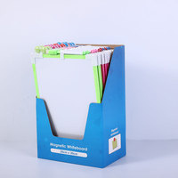 Mini tableau effaçable à sec pour enfants 20x30cm, cadre en PVC, tableau blanc magnétique avec marqueurs pour l'éducation des enfants en classe