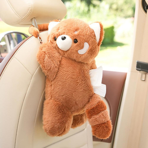 Nouveau design de boîte à mouchoirs en peluche V046 housse de boîte à mouchoirs décorative en peluche sac à mouchoirs de voiture suspendu à la voiture bureau à domicile - Product Image 1