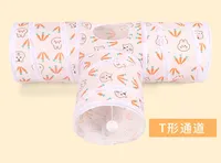 Tunnel interactif pliable et imperméable en tissu pour lapins – Idéal pour l'entraînement et l'élimination de l'ennui chez les animaux de compagnie