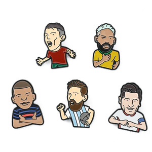 Oferta Especial Precio Mayorista de Fábrica Alta Calidad Pin de Solapa de Esmalte Suave Metálico del Mundial de Fútbol 2026 para Regalo, Sombrero y Bolso - Product Image 3