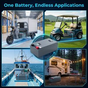 Batterie LiFePO4 au phosphate de fer et de lithium intelligente 3,24 kW 60 V pour chariot de golf, chariot élévateur, cycle profond, grade A, avec BMS intelligent et Bluetooth - Product Image 6