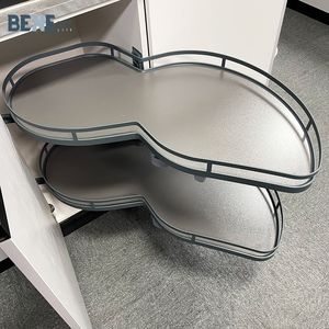 Kitchen Blind Corner <b>Slide</b> <b>Swing</b> Out Space-saving Grey Blind Magic Corner Cabinet Pull Out Corner Basket <b>Swing</b> Trays <b>Swing</b> Tray - Product Image 4