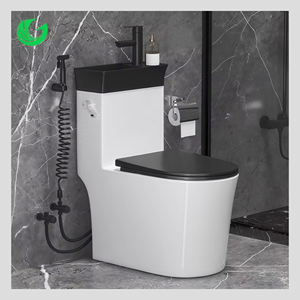 Salle de bains Water Closet <span class=keywords><strong>Wc</strong></span> Inodoro Y Lavabo Lavabo Lavabo et Toilette Combiné Économie d'eau Toilette avec ensemble de lavage à la <span class=keywords><strong>main</strong></span> - Product Image 1