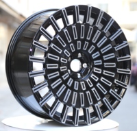 Jantes en aluminium forgé de 22 pouces pour ZEEKR 9X/ZEEKR 7X/Lynk Peugeot 5x108, jantes en alliage 5 trous, jantes en alliage personnalisées, moyeu de roue OEM, noir
