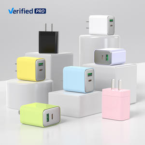 Chargeur rapide double port TKT <span class=keywords><strong>USB</strong></span> <span class=keywords><strong>C</strong></span> 20W GaN avec QC3.0 pour téléphone portable, caméra d'<span class=keywords><strong>action</strong></span>, écouteurs et <span class=keywords><strong>adaptateur</strong></span> pour téléphone Android - Product Image 1