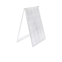 Rejilla de Ventilación Moderna para Exteriores, Cuadrada, de Aluminio y Acero, Duradera y Eficiente, para Distribución de Aire en Almacenes y Salas de Estar