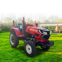 Hot Mini tracteur à roues agricole 4x4 70HP/80HP avec caractéristiques automatiques et moteur Core 4WD prix bon marché de Chine