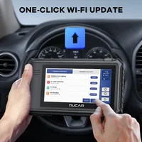 MUCAR VO6 Herramienta de Diagnóstico Profesional Lector de Códigos OBD2 28 Reinicios Codificación Bidireccional de ECU Pantalla Táctil de 6 Pulgadas Batería de 6300mAh