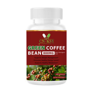 क्लोरोजेनिक एसिड समर्थन वजन प्रबंधन के साथ ओम निजी लेबल ग्रीन कॉफी बीन्स कैप्सूल - Product Image 1