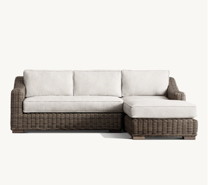 Modern Luxury All Weather Patio Garden Hotel Pool <b>Rattan</b> Set <b>Outdoor</b> Aluminium Furniture <b>Sofa</b>-Chaise Sectional - Product Image 4