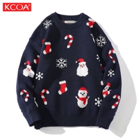 Chandail tricoté OEM et ODM pour les fêtes d'hiver Chandails de Noël moche personnalisés de haute qualité