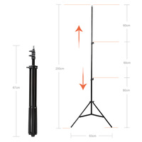 Kit Boîte à Lumière Godox 80 X 80cm (31 pouces) Flash Speedlite avec Support Type S et Trépied pour Éclairage Photo de Caméra