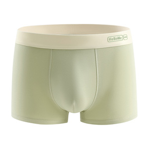 Boxer da <span class=keywords><strong>Uomo</strong></span> in <span class=keywords><strong>Cotone</strong></span> e Fibra di Poliestere, Slip Trendy a Quattro Angoli, Sottili per Autunno e Inverno, <span class=keywords><strong>Mutande</strong></span> Giovanili - Product Image 5