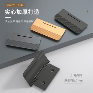 Concealed Drawer Handles Aluminum Alloy Minimalist Rectangle Easy Installation For Cabinet <b>Door</b> Drawer - Product Image 2