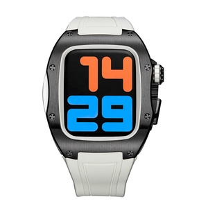 Cassa Sportiva di Lusso in <span class=keywords><strong>Acciaio</strong></span> Inossidabile 316I da 44mm 45mm per <span class=keywords><strong>Apple</strong></span> <span class=keywords><strong>Watch</strong></span> 7 - Product Image 1
