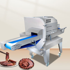 Affettatrice Automatica per Salsicce e <span class=keywords><strong>Carne</strong></span> di Maiale Xibao, Lama in Acciaio Inox, Nuova Condizione, Motore Centrale, Macchina per Tagliare <span class=keywords><strong>Carne</strong></span> Cotta - Product Image 2
