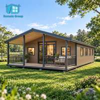 Petite Maison Détachable de 40 pieds Pousser les Maisons de Conteneur Pas Cher Rapide Smart Chine Moderne Préfabriqué Petites Maisons