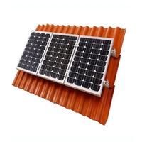 Système de fixation de tuiles solaires en acier inoxydable de haute qualité pour tuiles plates en béton pour l'efficacité énergétique solaire