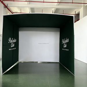 Enclos de simulateur de <span class=keywords><strong>golf</strong></span> en tissu spandex personnalisé avec écran de projection, <span class=keywords><strong>filet</strong></span> de protection, balles de <span class=keywords><strong>golf</strong></span> pour la pratique, <span class=keywords><strong>maison</strong></span> de pratique de <span class=keywords><strong>golf</strong></span> - Product Image 6