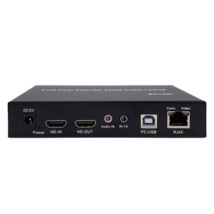 Ekstensi serat KVM HDMI 4K60, satu pasang Transmisi Video serat jarak jauh, perangkat USB - Product Image 2