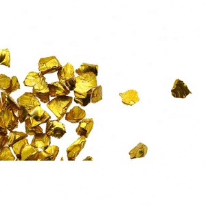 Chips de cristal de oro para terrazo, espejo aplastado transparente, todos los lados - Product Image 5