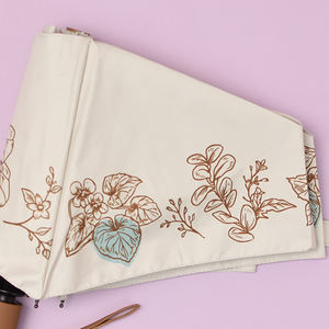 Haute qualité personnalisé 8K côtes UV parapluie semi-automatique prévention inverse pliant parasol adultes extérieur pluvieux caractéristiques - Product Image 5