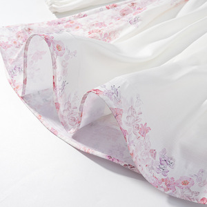 Vestido de Mujer Estilo Retro de Primavera con Cinturón, Cintura Ajustada y Estampado - Product Image 6