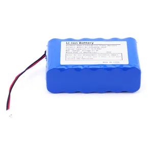 Bateria de lítio recarregável, bateria de íon de lítio 11.1v 8000mah 8ah 18650 4p3s 12v 8a