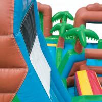Parcours d'obstacles gonflable commercial pour adultes : Jeux gonflables géants pour aire de jeux, défis et châteaux gonflables