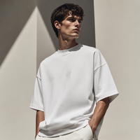 T-shirts de qualité supérieure 300 g/m² - Lot de 3 - Coton peigné vierge pour impression haut de gamme