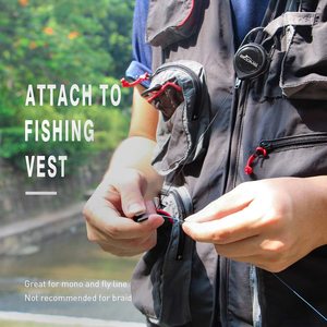 Kit di attrezzi per la pesca a mosca Tippet portasola strumento per nodo da pesca tagliaunghie retrattore pinza per la rimozione del gancio di rilascio della rete magnetica - Product Image 3