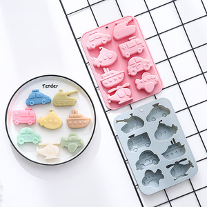 8-Cavity Vehicle-Style Nonstick Silicone <b>Cake</b> <b>Molds</b> Food-Grade Reusable Cute Silicone Magnetic Chocolate, Candy & Ice DIY <b>Mold</b> - Product Image 3