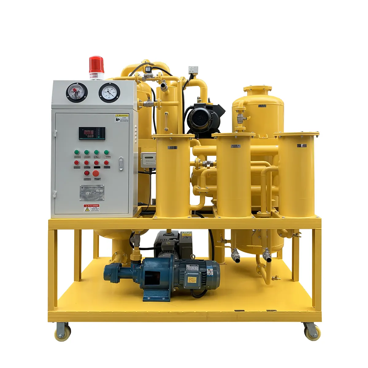 Filtro dell'olio della macchina del purificatore di olio del trasformatore usato alto vuoto 30LPM con il sistema di filtrazione di decolorante ZYD-I-A-30