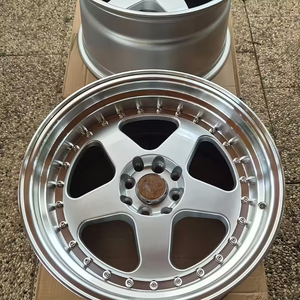 RCSR Voiture de tourisme en aluminium forgé à cinq rayons 15x7.5 15x8 16x8 16x9 17x9 17x10 <span class=keywords><strong>4x100</strong></span> 5x100 4x114.3 5x114.3 8x114.3 - Product Image 4
