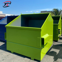 Benne à ordures Poubelles Conteneurs fendus Poubelles et conteneurs de recyclage