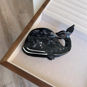 Animal de dibujos animados acetato Scrunchies nuevo tiburón Scrunchies Ballena Azul pescado plata sardina pelo Scrunchies horquilla femenina - Product Image 2