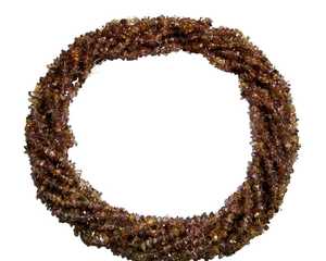 Perles de grenat naturel à changement de couleur, minuscules pépites polies, fil de perles pour la création de bijoux - Product Image 6