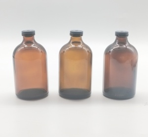 Flacons d'injection moulés de 100 ml en verre ambré transparent de haute qualité pour antibiotiques - Product Image 6