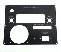 Clavier à boutons-poussoirs de style standard, automatisation, graphiques personnalisés en aluminium, usinage de précision CNC, panneau avant et arrière électronique