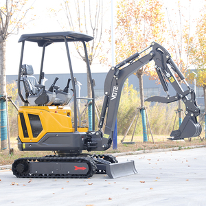 Miniexcavadora VTW-16 de 1.6 Toneladas, Excavadora Pequeña con Motor Kubota, Excavadora Compacta con Giro Lateral y Accesorios Hidráulicos - Product Image 1