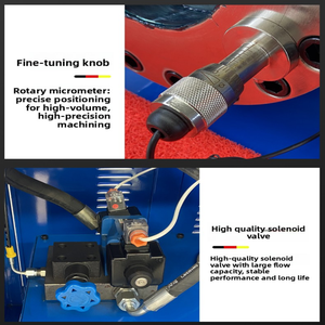 ماكينة تجعيد الخراطيم من 1/4 إلى 2 بوصة، ماكينة تجعيد الخراطيم المطاطية، مناسبة لتصنيع المعدات الهيدروليكية. - Product Image 4