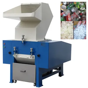 Waste hard plastic barrel film pet bottle recycling crushing grinding plastic crusher machines prices