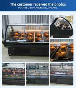 Réfrigérateur de présentation de viande pour supermarché commercial, réfrigérateur de boucher, armoire de refroidissement pour viande fraîche, réfrigérateur de présentation de viande - Product Image 3