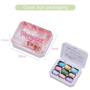 KLANA Nuevo Set de Gel para Uñas HEMA/TPO Free, 9 Colores, Paleta de Gel Ombre Pat Pat, Textura Sólida, para Escuelas de Uñas - Product Image 6