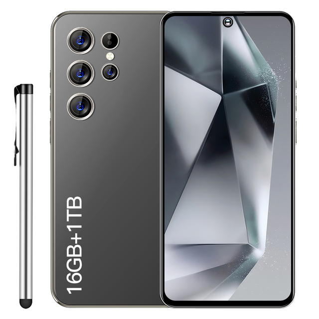2025 Ultra 5G LTE S24 Gaming Smartphone 16GB RAM + 1TB Storage DualSIM CDMA Global Version 108MP Rear Camera HD AMOLED Screen