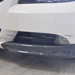 P Style Car Tuning Carbon Fiber Front Bumper Lip Rocker Winglet <b>Splitters</b> Flaps for BMW E90 2005-2008 - Product Image 4