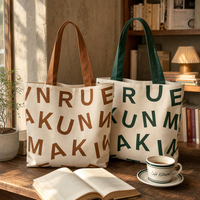 Sac fourre-tout en toile imprimée BSBH, sac de courses réutilisable, sacs en coton, sacs à main pour femmes, pour les courses quotidiennes, le travail et les voyages