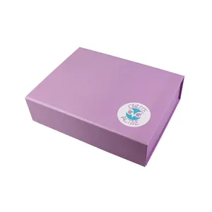 Caixa de papel personalizada dobrável, caixa de papel dobrável luxuosa com logotipo pincel convite casamento caixa de presente
